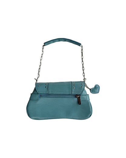 1990'S RINA RICH BLUE MINI BAG