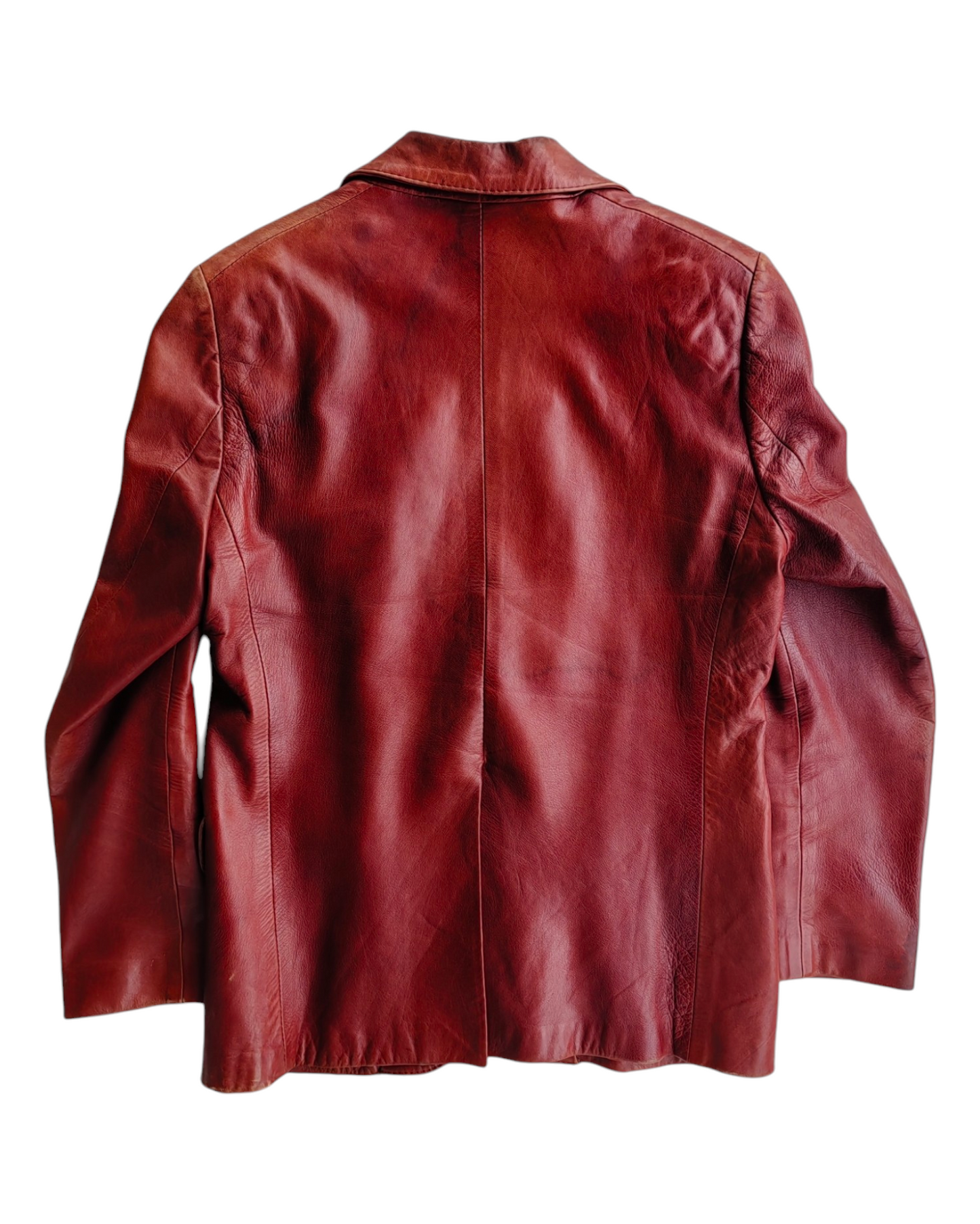 1990S ZYMAN LEATHER BLAZER