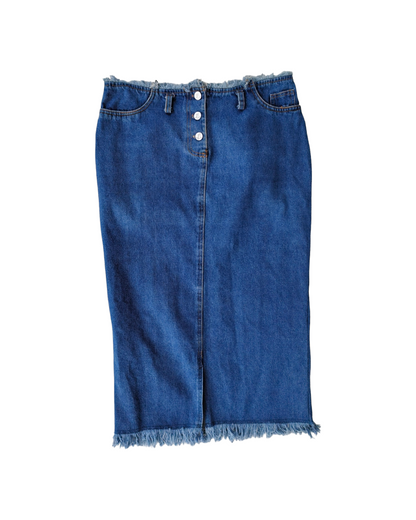 2000S MAXI DENIM SKIRT