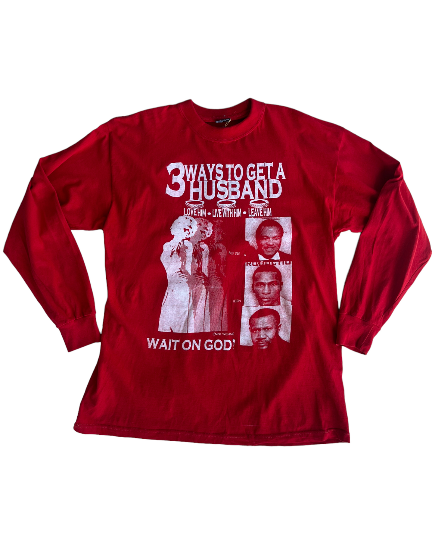 1990s 3 WAYS TO GET A HUSBAND LONG SLEEVE TEE