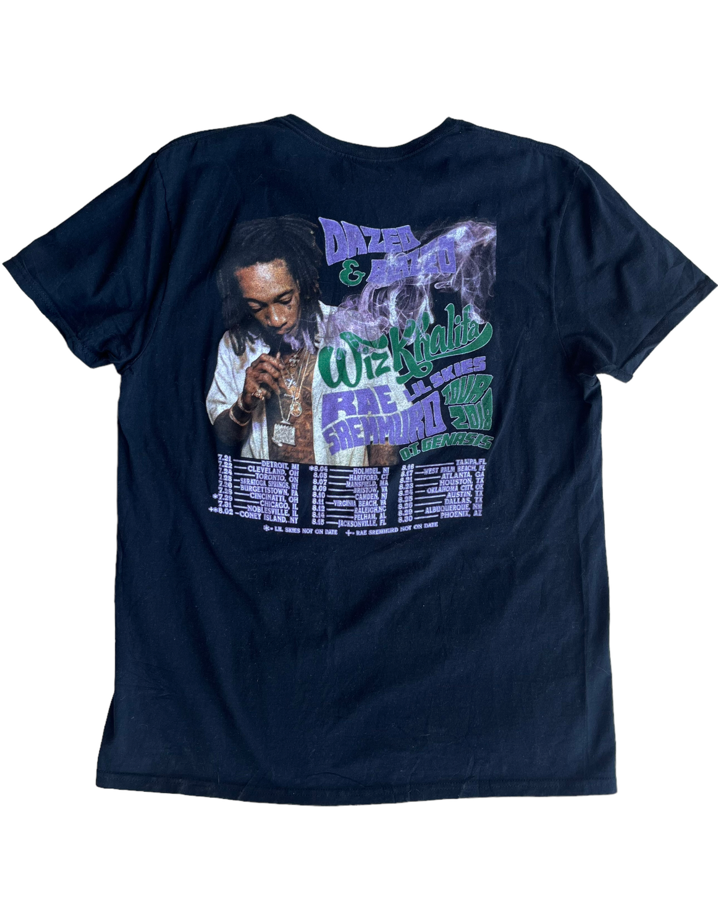 2018 DAZED AND BLAZED WIZ KHALIFA TEE