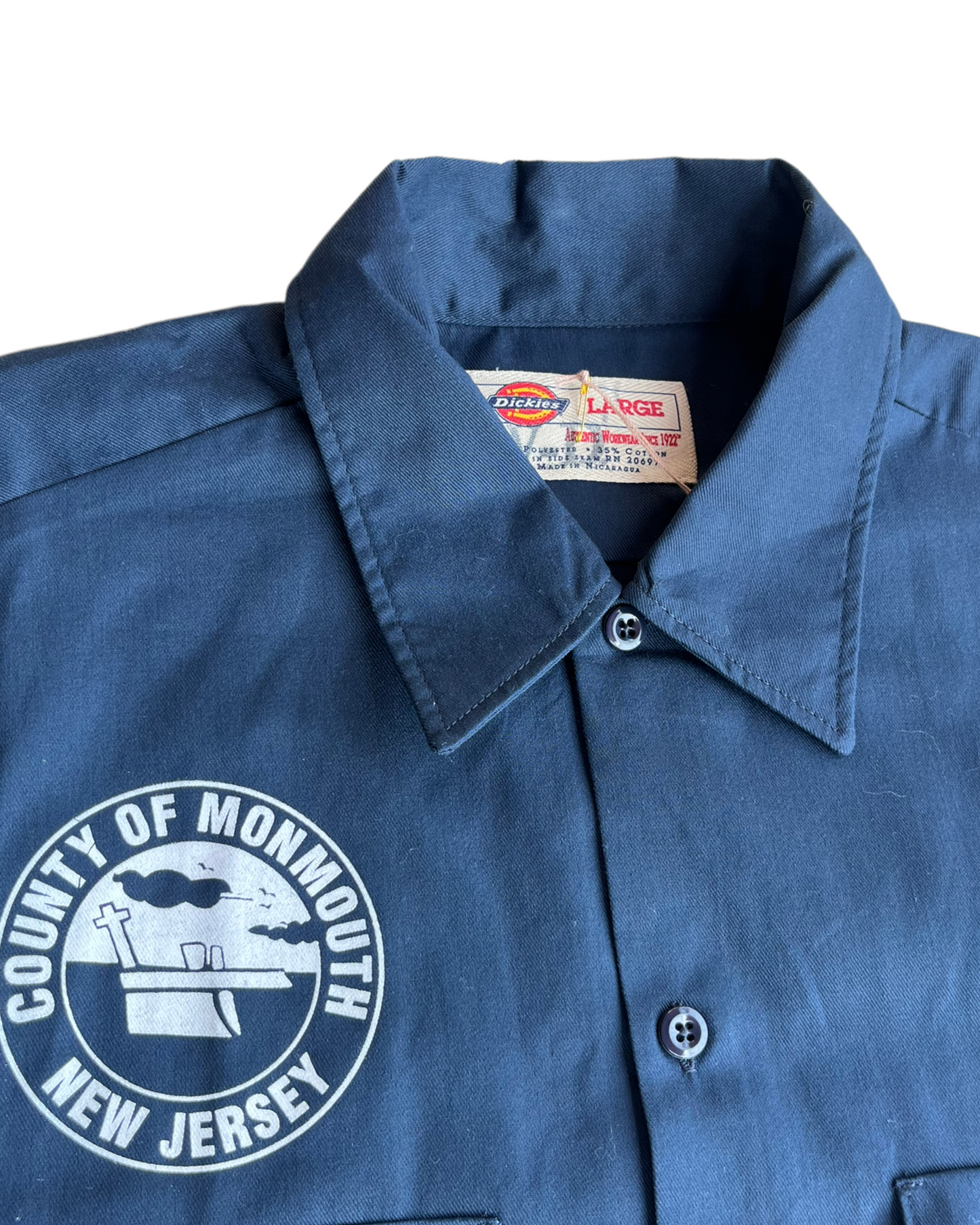 2000s DICKIES BLUE SHIRT