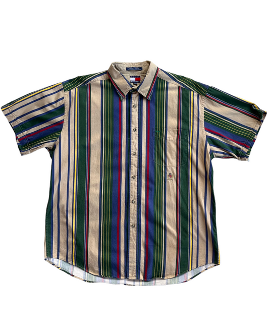 1990s TOMMY HILFIGER STRIPED SHIRT