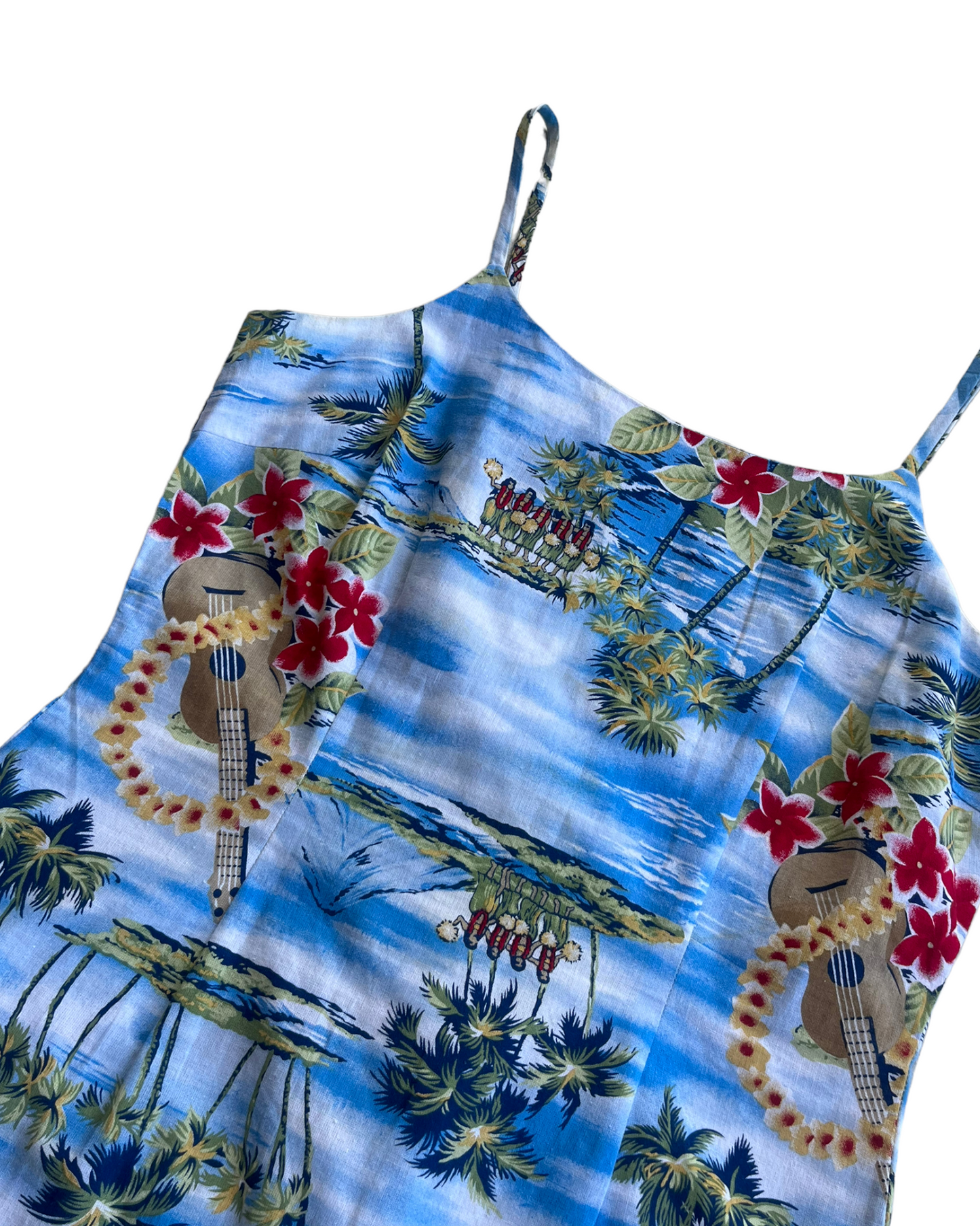 1990’S AGUA BLUES HAWAIIAN DRESS