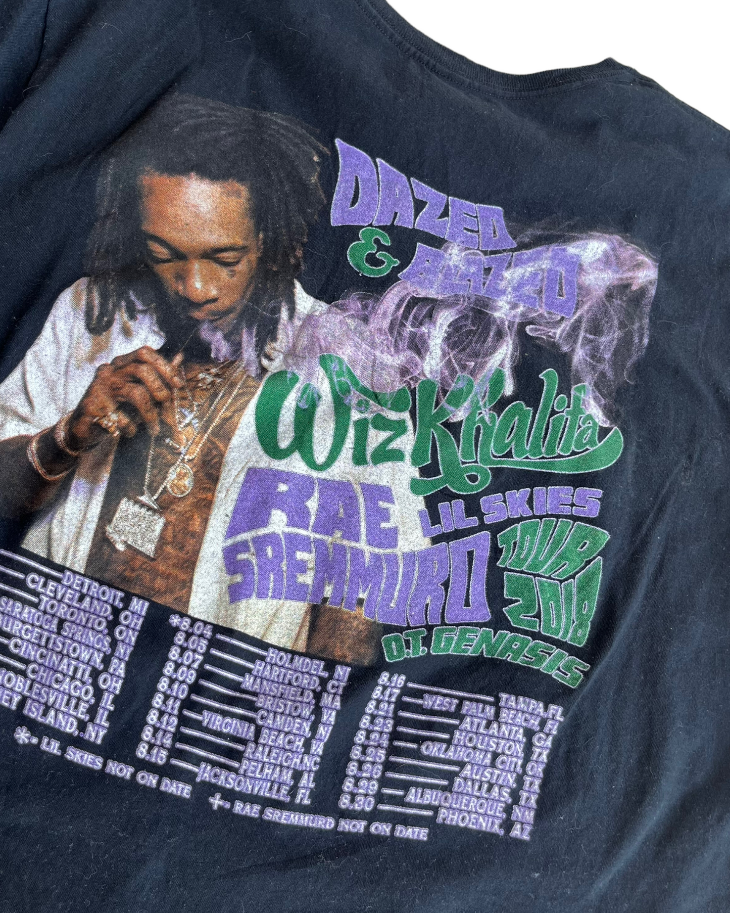 2018 DAZED AND BLAZED WIZ KHALIFA TEE