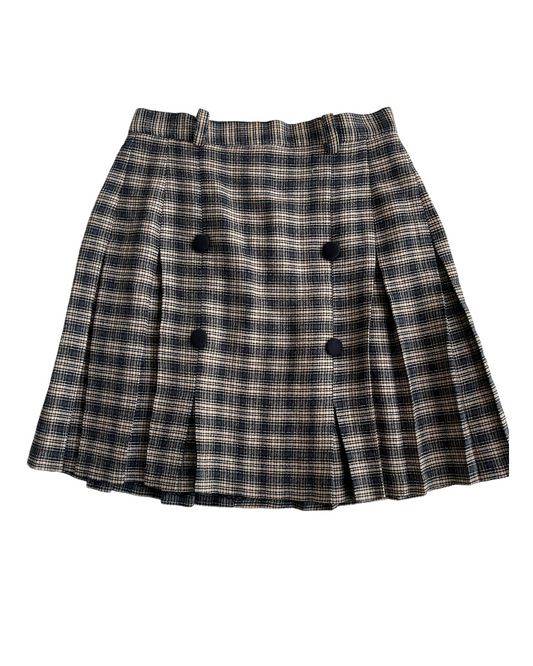 1990s PLAID SKIRT