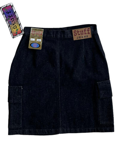 1990S STUFF DENIM SKIRT