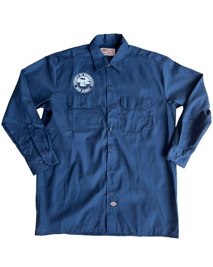 2000s DICKIES BLUE SHIRT